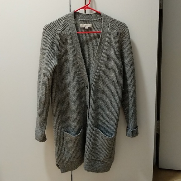Large Ann Taylor Loft Cardigan - Grey - Picture 2 of 5